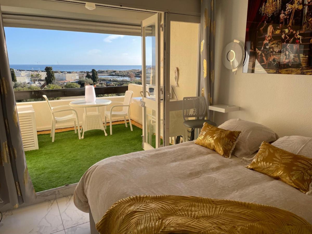Showtime Naturiste Port Nature 6 Parking Prive Clim Ascenseur Vue Mer Agde Buitenkant foto