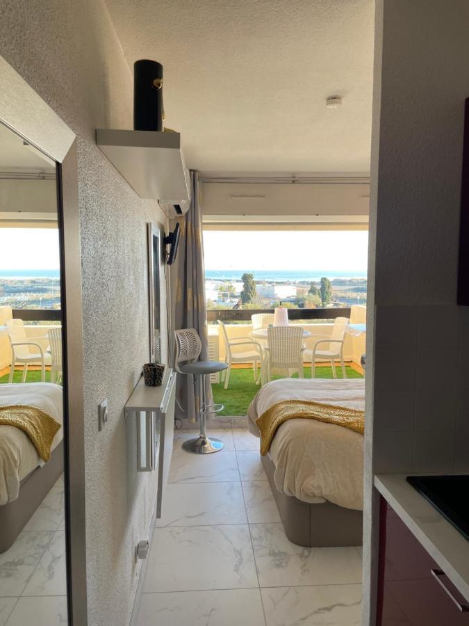 Showtime Naturiste Port Nature 6 Parking Prive Clim Ascenseur Vue Mer Agde Buitenkant foto
