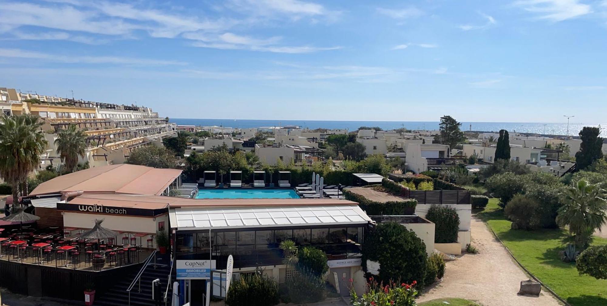 Showtime Naturiste Port Nature 6 Parking Prive Clim Ascenseur Vue Mer Agde Buitenkant foto